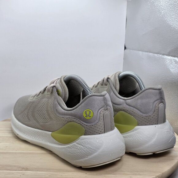 Women's Size 10.5 - Lululemon BLISSFEEL Run 2 Running Shoe- Grey/Yellow - Picture 7 of 9